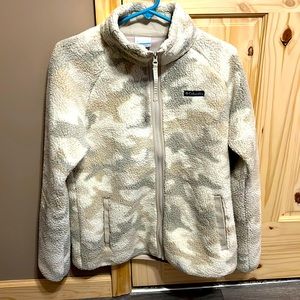 Columbia Full Zip Tan Camo Jacket